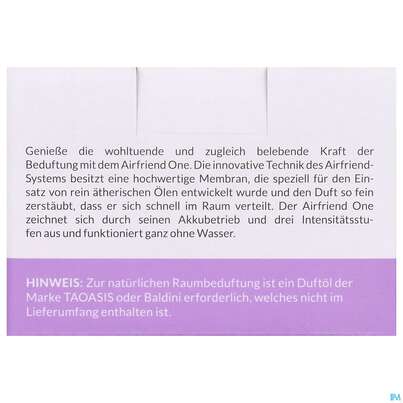 Sie sehen eine Packung Taoasis Baldini Airfriend/one Mint 1st, Produktbild: 04 Taoasis Baldini Airfriend/one Mint 1st, A-Nr.: 5904746 - 04