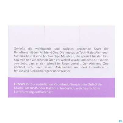 Sie sehen eine Packung Taoasis Baldini Airfriend/one Lila 1st, Produktbild: 04 Taoasis Baldini Airfriend/one Lila 1st, A-Nr.: 5904723 - 04