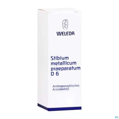 Stibium/met.praep. -weleda Trituration D 6 20g, A-Nr.: 0896226 - 04