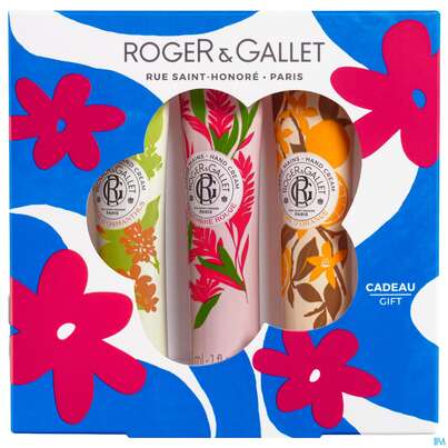 Roger &amp; Gallet Hand Creme Trio Energizing Gingembre Rouge +bois D&#039;orange+fleur Osmantu 1st, A-Nr.: 5954023 - 01