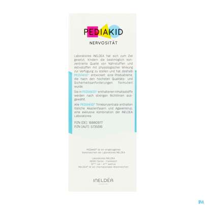 Sie sehen eine Packung Pediakid Nervositaet Ped06 125ml, Produktbild: 04 Pediakid Nervositaet Ped06 125ml, A-Nr.: 5735516 - 04