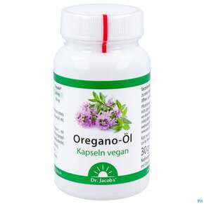 Oregano Oel Kapseln Vegan Dr.jacobs 60st, A-Nr.: 5642370 - 01