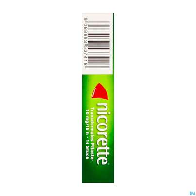 Nicorette Transdermales Pflaster 10mg/16h 14st, A-Nr.: 3537410 - 05