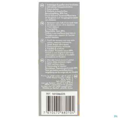 Sie sehen eine Packung Medela Muttermilchbeutel Easypour 25st, Produktbild: 09 Medela Muttermilchbeutel Easypour 25st, A-Nr.: 5909867 - 09