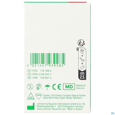 Sie sehen eine Packung Fixierbinden Mollelast Haft Weiss 4mx 8cm 1st, Produktbild: 03 Fixierbinden Mollelast Haft Weiss 4mx 8cm 1st, A-Nr.: 1767666 - 03