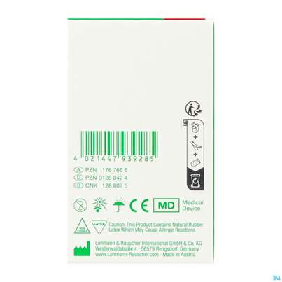 Sie sehen eine Packung Fixierbinden Mollelast Haft Weiss 4mx 8cm 1st, Produktbild: 04 Fixierbinden Mollelast Haft Weiss 4mx 8cm 1st, A-Nr.: 1767666 - 04