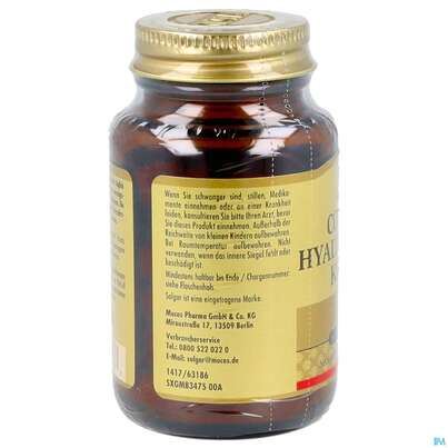 Collagen Hyaluronsaeure Tabl Complex Solgar 12559 30st, A-Nr.: 5790372 - 04