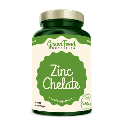 GreenFood Nutrition Zink Chelate 90 Kapseln, A-Nr.: 6003956 - 01