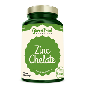GreenFood Nutrition Zink Chelate 60 Kapseln, A-Nr.: 5634301 - 01