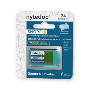 nytedoc® SNORE-X® Gaumen-Streifen, A-Nr.: 5928043 - 01