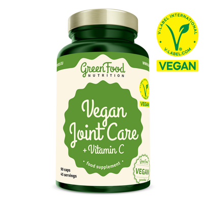Sie sehen eine Packung GreenFood Nutrition Joints Care + Pillbox, Produktbild: 01 GreenFood Nutrition Joints Care + Pillbox, A-Nr.: 5634991 - 01