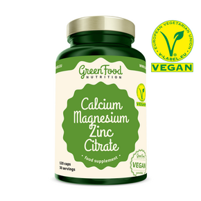 GreenFood Nutrition Calcium Magnesium Zink Citrate 120 Kapseln, A-Nr.: 5833791 - 01