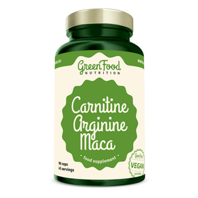 GreenFood Nutrition Carnitin + Arginin + Maca 90 Kapseln, A-Nr.: 5634057 - 01