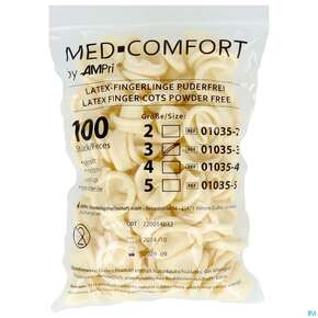 Fingerlinge Eurohelp Latex Kondom Gerollt Gr 3 100st, A-Nr.: 2370244 - 01