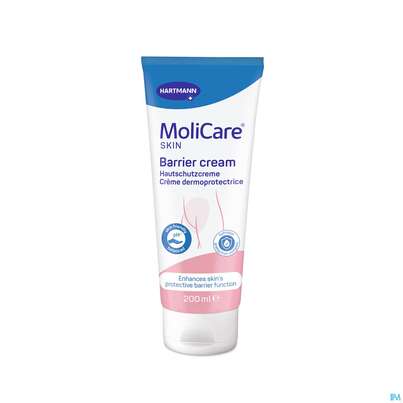 Sie sehen eine Packung Molicare Skin Haut-schutzcreme 200ml, Produktbild: 02 Molicare Skin Haut-schutzcreme 200ml, A-Nr.: 4738079 - 02