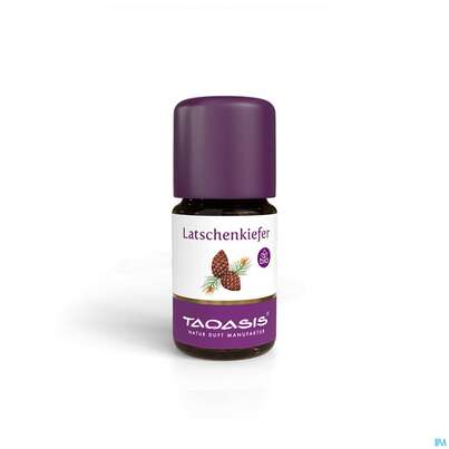 Sie sehen eine Packung Aetherische Oele Taoasis Bio Latschenkiefer 5ml, Produktbild: 02 Aetherische Oele Taoasis Bio Latschenkiefer 5ml, A-Nr.: 4372603 - 02