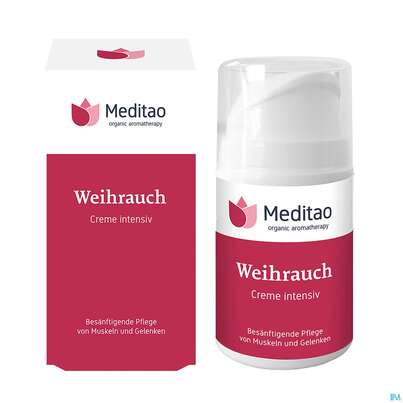 Sie sehen eine Packung Weihrauch Creme Taoasis Meditao 50ml, Produktbild: 07 Weihrauch Creme Taoasis Meditao 50ml, A-Nr.: 4280545 - 07