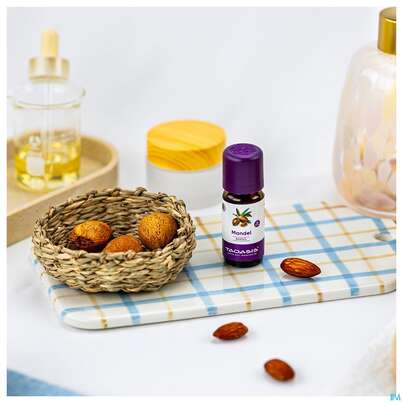 Sie sehen eine Packung Taoasis Basisoel Bio Mandel Mini 10ml, Produktbild: 03 Taoasis Basisoel Bio Mandel Mini 10ml, A-Nr.: 5998776 - 03