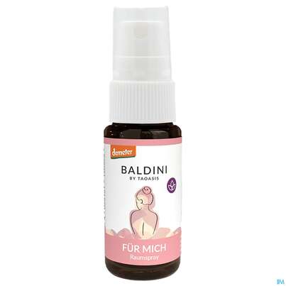 Sie sehen eine Packung Taoasis Baldini Raumspray/mini/demeter Fuer Mich 10ml, Produktbild: 05 Taoasis Baldini Raumspray/mini/demeter Fuer Mich 10ml, A-Nr.: 5998517 - 05