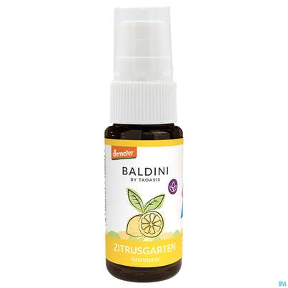Sie sehen eine Packung Taoasis Baldini Raumspray/mini Demeter Zitrusgarten 10ml, Produktbild: 03 Taoasis Baldini Raumspray/mini Demeter Zitrusgarten 10ml, A-Nr.: 5998463 - 03