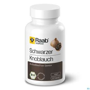 Schwarzer Knoblauch Kapseln Bio Raab 50st, A-Nr.: 5870935 - 01