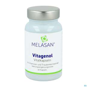 Opc Traubenkern Kapseln Melasan Vitagenol Extrakt 60st, A-Nr.: 2690351 - 01