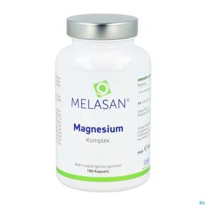 Magnesium Kapseln Komplex -melasan 610mg 180st, A-Nr.: 2673074 - 01