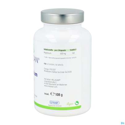 Magnesium Kapseln Komplex -melasan 610mg 180st, A-Nr.: 2673074 - 05