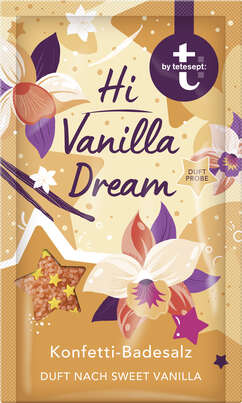 t:by tetesept Badesalz Hi Vanilla Dream, A-Nr.: 6021204 - 01