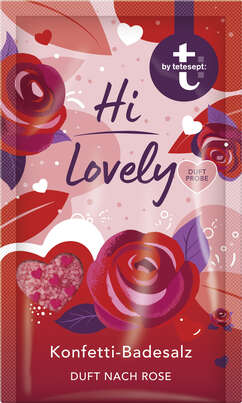 t:by tetesept Badesalz Hi Lovely 54g, A-Nr.: 6021233 - 01