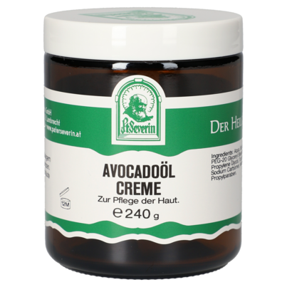 Sie sehen eine Packung AVOCADOOEL CREME 240 G, Produktbild: 01 AVOCADOOEL CREME 240 G, A-Nr.: 5786206 - 01