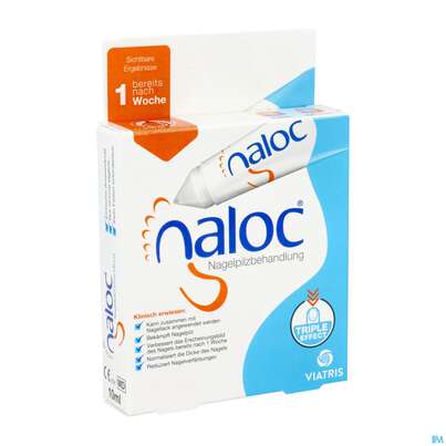 Sie sehen eine Packung Nagel Pilz Naloc Lösung 10ml, Produktbild: 03 Nagel Pilz Naloc Lösung 10ml, A-Nr.: 3990635 - 03