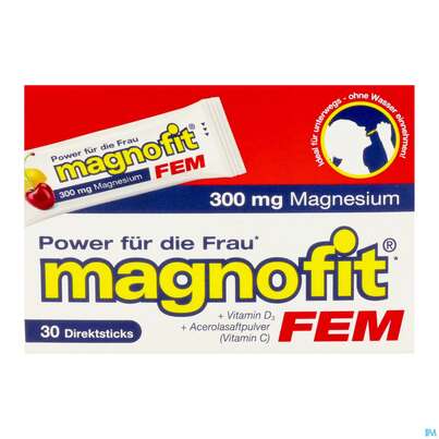 Magnofit Fem 300mg Stick 30st, A-Nr.: 5833503 - 10