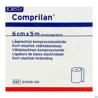 Sie sehen eine Packung Elastische Binden Comprilan Textilelast.kurzzugbinde 5mx 6cm Nr 0102600 1st, Produktbild: 11 Elastische Binden Comprilan Textilelast.kurzzugbinde 5mx 6cm Nr 0102600 1st, A-Nr.: 1402924 - 11