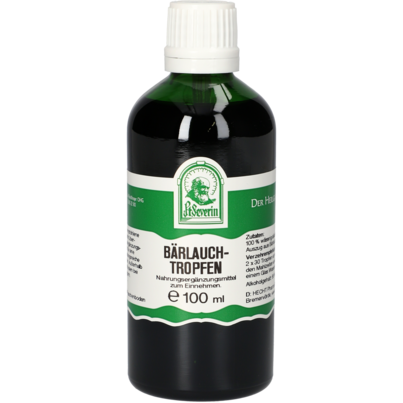 Sie sehen eine Packung BAERLAUCH TROPFEN 100 ML, Produktbild: 01 BAERLAUCH TROPFEN 100 ML, A-Nr.: 4311754 - 01