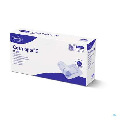 Sie sehen eine Packung Wundverband Cosmopor/e Steril Selbstklebend 6x 15cm 25st, Produktbild: 03 Wundverband Cosmopor/e Steril Selbstklebend 6x 15cm 25st, A-Nr.: 2773746 - 03