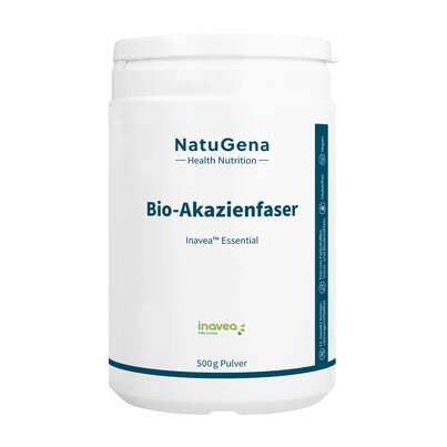 Sie sehen eine Packung NatuGena Bio-Akazienfaser Pulver, Produktbild: 01 NatuGena Bio-Akazienfaser Pulver, A-Nr.: 6011826 - 01