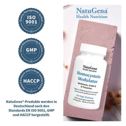 NatuGena Homocystein Modulator Kapseln, A-Nr.: 5926819 - 06