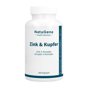 NatuGena Zink &amp;amp; Kupfer Kapseln, A-Nr.: 5990088 - 01