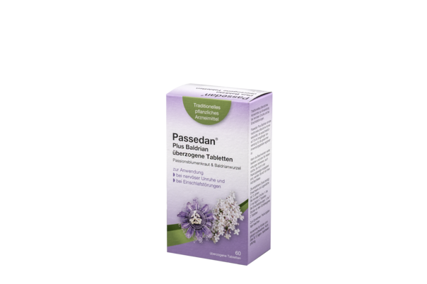 Passedan® Plus Baldrian überzogene Tabletten, A-Nr.: 6052469 - 02