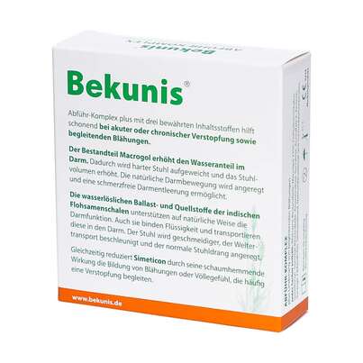 Sie sehen eine Packung Bekunis Abfuehr-komplex Plus Pulver Nr 63 10st, Produktbild: 06 Bekunis Abfuehr-komplex Plus Pulver Nr 63 10st, A-Nr.: 5992354 - 06