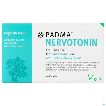 Padma Kapseln Nervotonin Innere Ruhe 40st, A-Nr.: 3170487 - 01