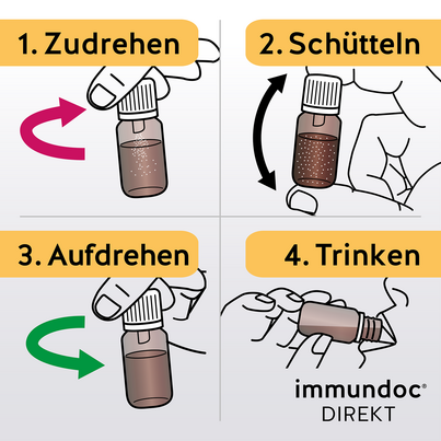 immundoc® DIREKT Trinkfläschchen, A-Nr.: 3896020 - 06