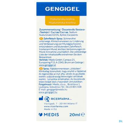 Mundspray Gengigel 20ml, A-Nr.: 4521517 - 05