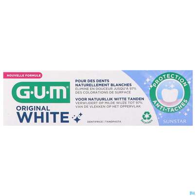 Sie sehen eine Packung Zahnpaste Gum Original White 1745 75ml, Produktbild: 05 Zahnpaste Gum Original White 1745 75ml, A-Nr.: 3115749 - 05