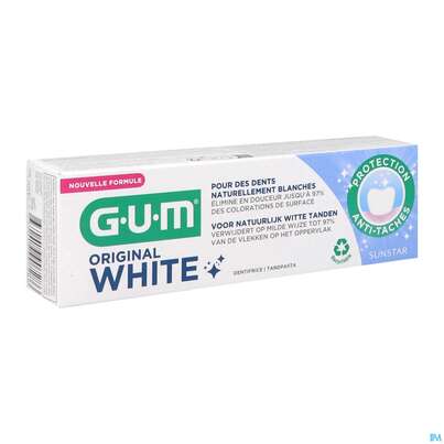 Sie sehen eine Packung Zahnpaste Gum Original White 1745 75ml, Produktbild: 07 Zahnpaste Gum Original White 1745 75ml, A-Nr.: 3115749 - 07