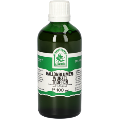 Sie sehen eine Packung BALLONBLUMENWURZEL TROPFEN 100 ML, Produktbild: 01 BALLONBLUMENWURZEL TROPFEN 100 ML, A-Nr.: 4878366 - 01
