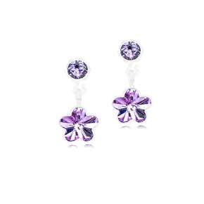 Blomdahl Ohrhänger Blume violett, A-Nr.: 6019992 - 01