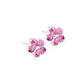Blomdahl Ohrstecker Blume rosa, A-Nr.: 6020245 - 01