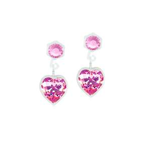 Blomdahl Ohrhänger Herz rose, A-Nr.: 6020015 - 01